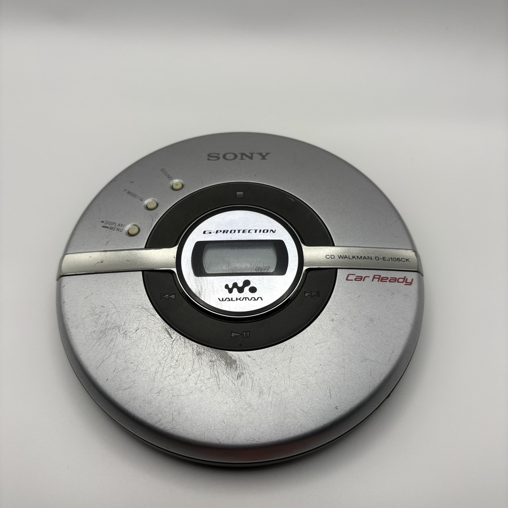 Sony Walkman D-EJ106CK Portable CD Player G-Protection Tested Works